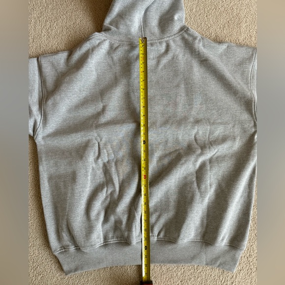 Hours Drop Shoulder Zip Hoodie Grey XL BNWT - Picture 5 of 6